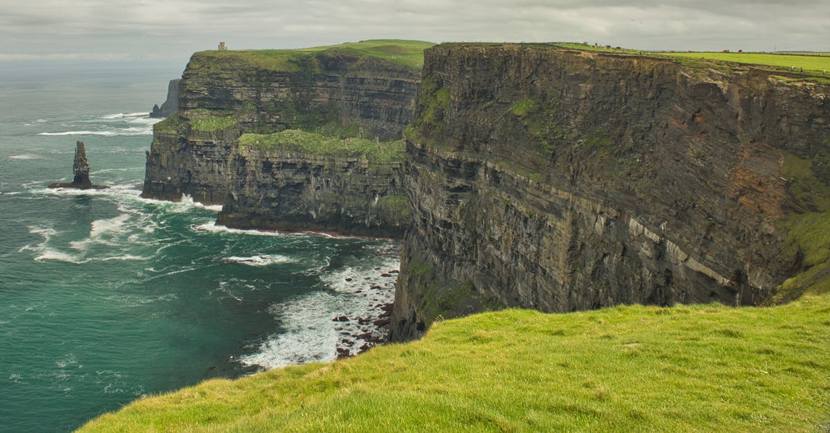The breathtaking Cliffs of Moher, Ireland, showcasing rugged coastline and dramatic sea views.